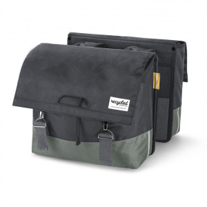 Paire de Sacoches Arrière Urban Proof 40L Gris/Vert