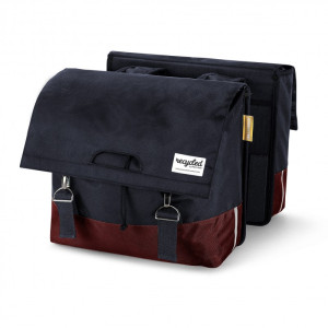 Paire de Sacoches Arrière Urban Proof 40L Noir/Bordeaux