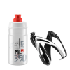 Kit Bidon + Porte-Bidon Elite CEO 350ml Noir/Transparent-Rouge