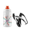 Kit Bidon + Porte-Bidon Elite CEO 350ml Noir/Transparent-Orange