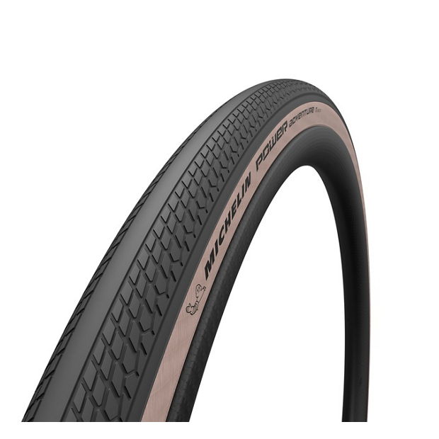 Pneu Route/Gravel Michelin Power Adventure 700x36 Noir/Marron