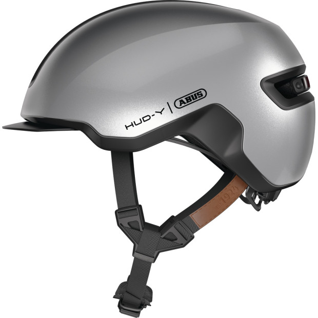 Casque Ville Abus Hud-Y Gris Brillant