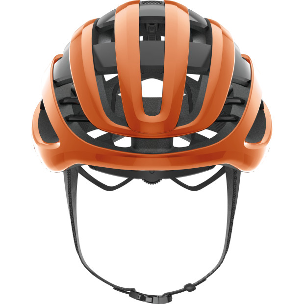 Casque Route Abus AirBreaker Orange Brillant