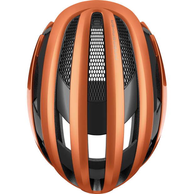 Casque Route Abus AirBreaker Orange Brillant