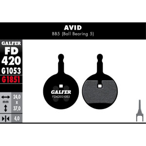Plaquettes de Frein Galfer FD420 Standard G1053 Avid BB5