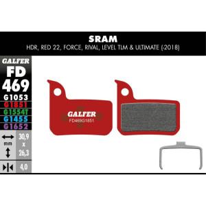 Plaquettes de Freins Galfer FD469 Advanced G1851 Sram Red/Force/Rival/Level
