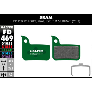 Plaquettes de Frein Galfer FD469 Pro Sram Red/Force/Rival/Level