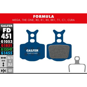 Plaquettes de Frein Galfer FD451 Route Formula Mega/The One/R0/R1/RR1/RX/T1/C1