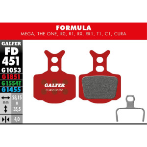 Plaquettes de Freins Galfer FD451 Advanced Formula Mega/The One/R0/R1/RR1/RX/T1/C1