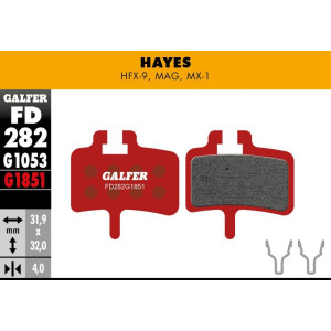 Plaquettes de Freins Galfer FD282 Advanced Hayes HFX-9/MAG/MX-1/Promax