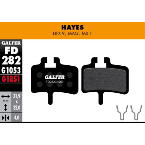 Plaquettes de Frein Galfer FD282 Standard Hayes HFX-9/MAG/MX-1/Promax