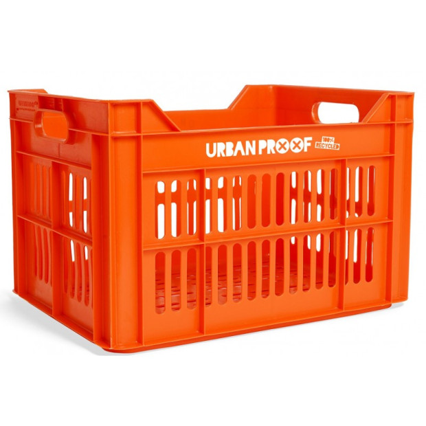 Caisse de Transport Plastique Recyclé Urban Proof Avant/Arrière - 30 l - orange