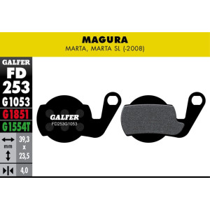 Plaquettes de Frein Galfer FD253 Standard Magura Marta / Marta SL
