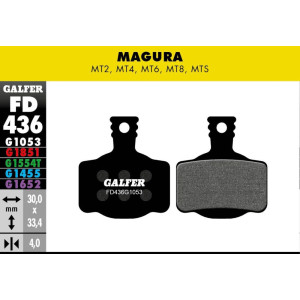 Plaquettes de Frein Galfer FD436 Standard Magura MT2/MT4/MT6/MT8/MTS