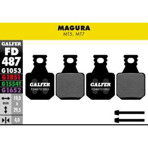 Plaquettes de Frein Galfer FD487 Standard Magura MT5/MT7