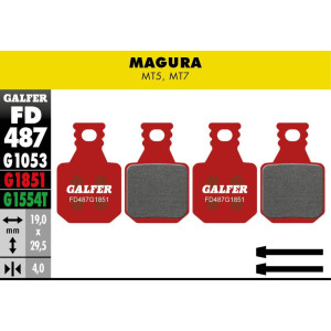Plaquettes de Freins Galfer FD487 Advanced Magura MT5/MT7