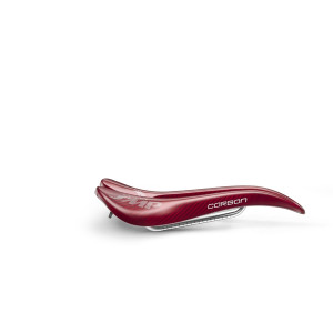 Selle SMP Carbon Rail Inox - 129mm - Rouge