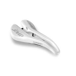 Selle SMP Carbon Rail Inox - 129mm - Blanc