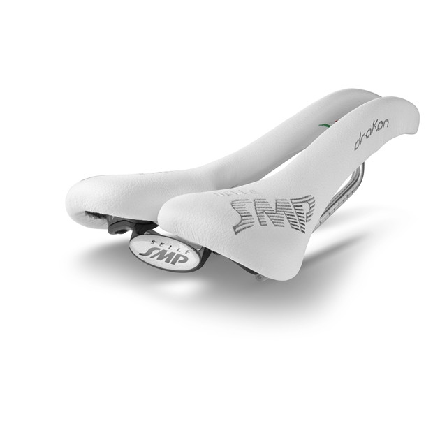 Selle SMP Drakon Rail Carbone - 138mm - Blanc