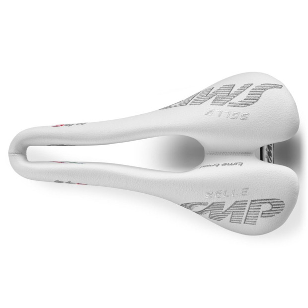 Selle Contre-la-Montre SMP TT5 141x251mm Rails Inox - Blanc