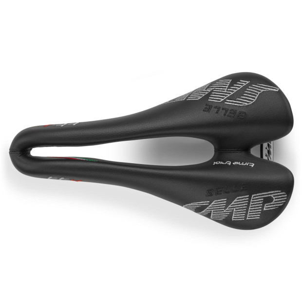 Selle Contre-la-Montre SMP TT4 135x246mm Rails Inox - Noir