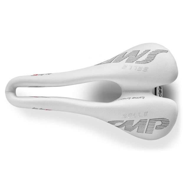 Selle Contre-la-Montre SMP TT4 135x246mm Rails Carbone - Blanc