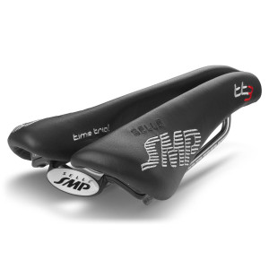 Selle Contre-la-Montre SMP TT3 133x246mm Rails Inox - Noir