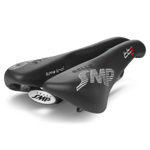 Selle Contre-la-Montre SMP TT2 156x260mm Rails Carbone - Noir