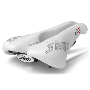 Selle Contre-la-Montre SMP TT3 156x260mm Rails Carbone - Blanc