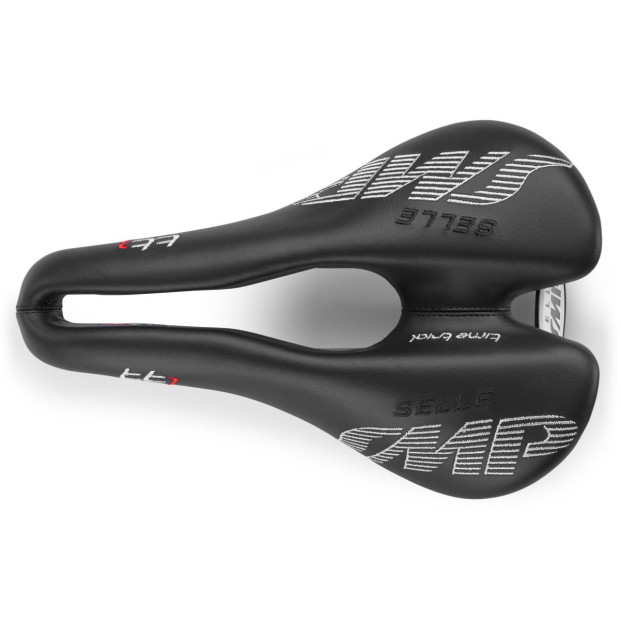 Selle Contre-la-Montre SMP TT1 164x257mm Rails Carbone - Noir