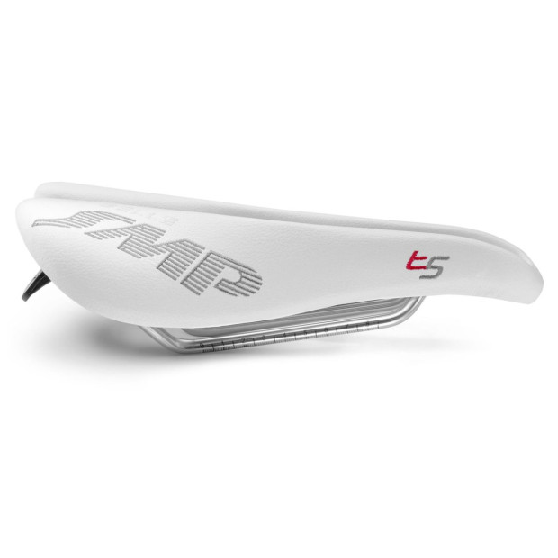 Selle SMP Triathlon T5 141x251mm Rails Inox- Blanc