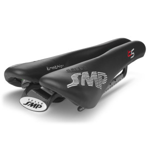 Selle SMP Triathlon T5 141x251mm Rails Carbone - Noir