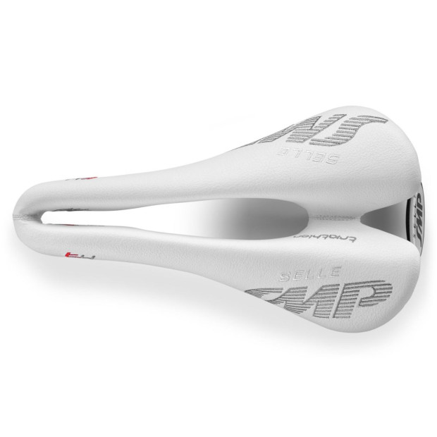 Selle SMP Triathlon T4 135x246 mm Rails Inox - Blanc