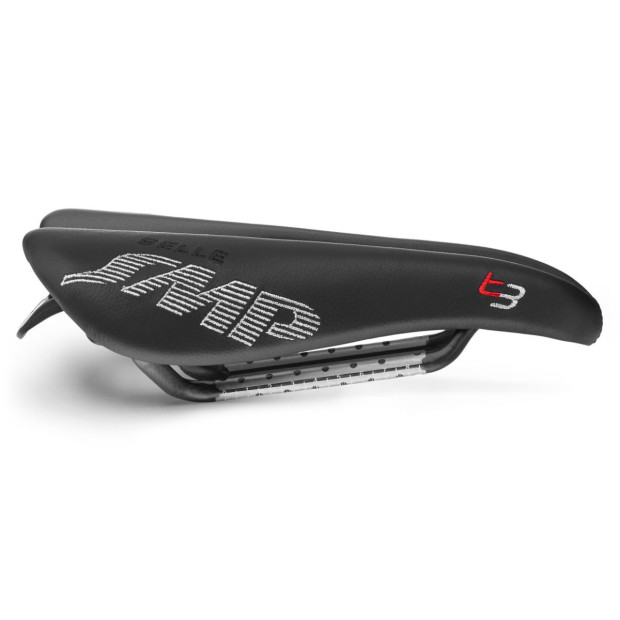 Selle SMP Triathlon T3 133x246mm Rails Carbone - Noir