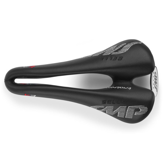 Selle SMP Triathlon T3 133x246mm Rails Carbone - Blanc