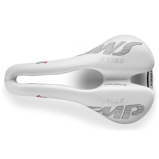 Selle SMP Triathlon T2 156x260mm Rails Inox - Blanc