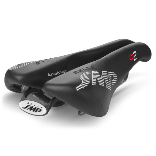 Selle SMP Triathlon T2 156x260mm Rails Carbone - Noir