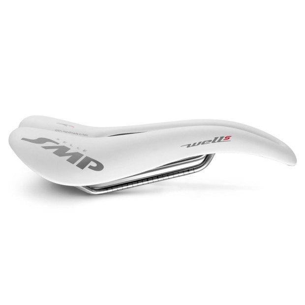 Selle SMP Well S 138x274mm Rails Inox - Blanc
