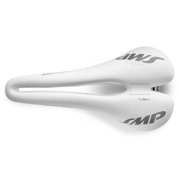 Selle SMP Well S 138x274mm Rails Inox - Blanc