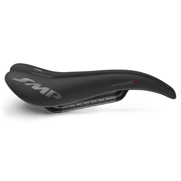 Selle SMP Well S 138x274mm Rails Carbone - Noir