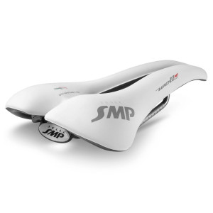 Selle SMP Well M1 163x279mm Rails Inox - Blanc