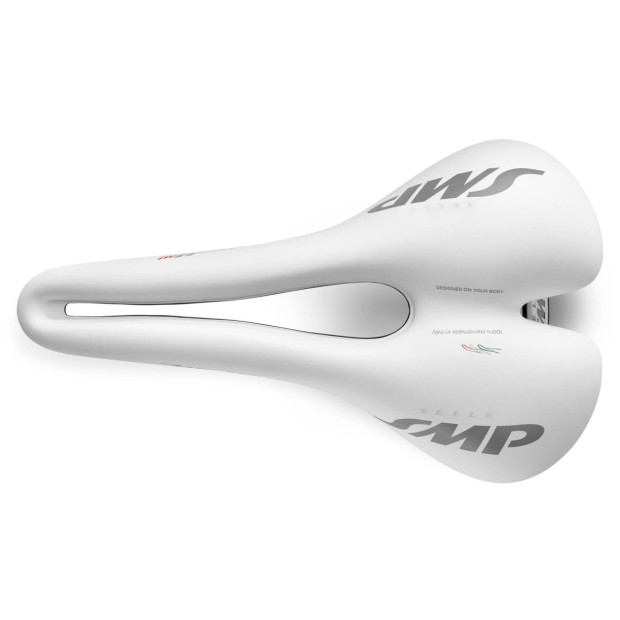 Selle SMP Well M1 163x279mm Rails Inox - Blanc