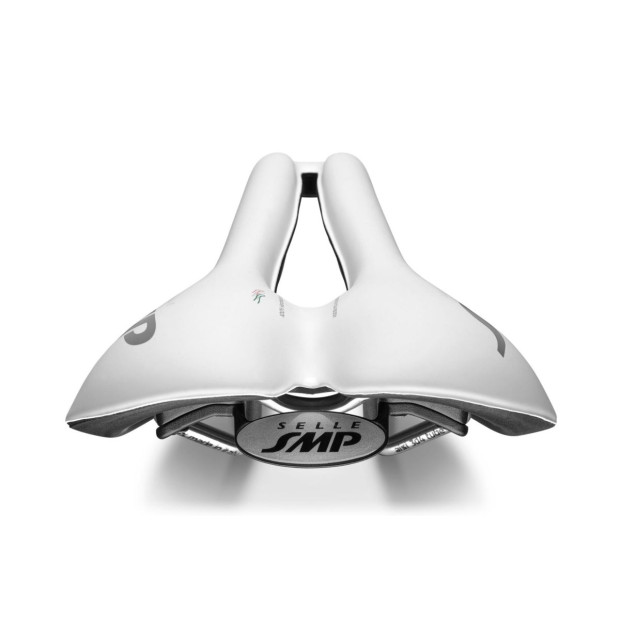 Selle SMP Well M1 163x279mm Rails Inox - Blanc