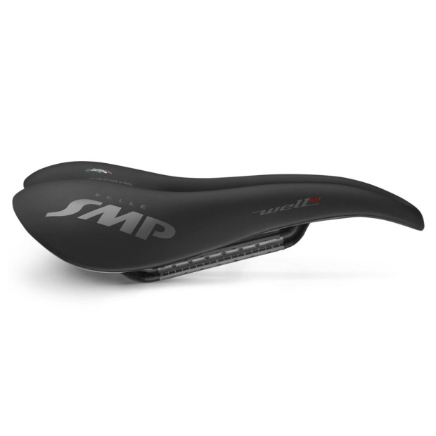 Selle SMP Well M1 163x279mm Rails Carbone - Noir