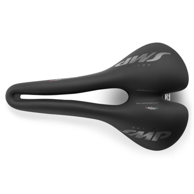 Selle SMP Well M1 163x279mm Rails Carbone - Noir