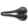 Selle SMP Well 144x280mm Rails Carbone - Noir mat