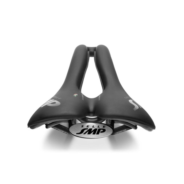 Selle SMP Well 144x280mm Rails Carbone - Marron Gravel