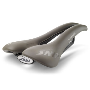 Selle SMP Well 144x280mm Rails Carbone - Marron Gravel