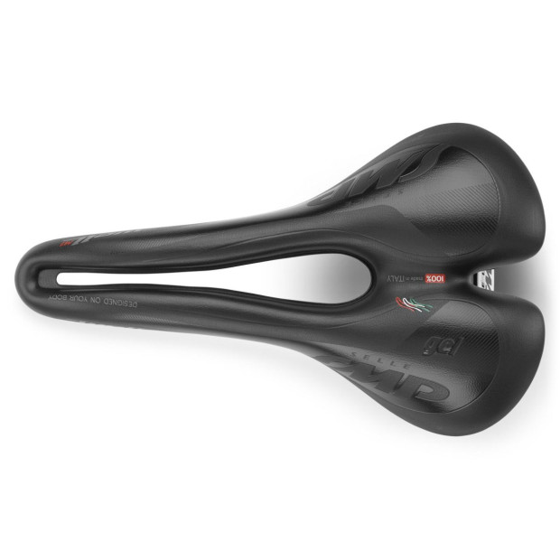 Selle VTTAE SMP Well M1 Gel 163x279mm Rails Carbone - Noir