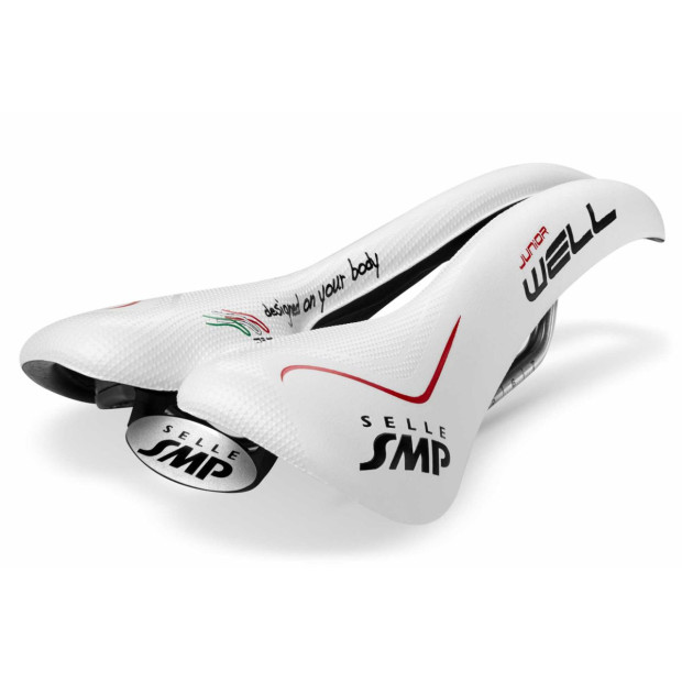 Selle SMP Well Junior 130x234mm - Blanc